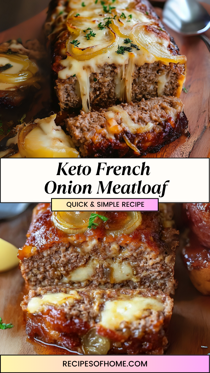 Keto French Onion Meatloaf 3