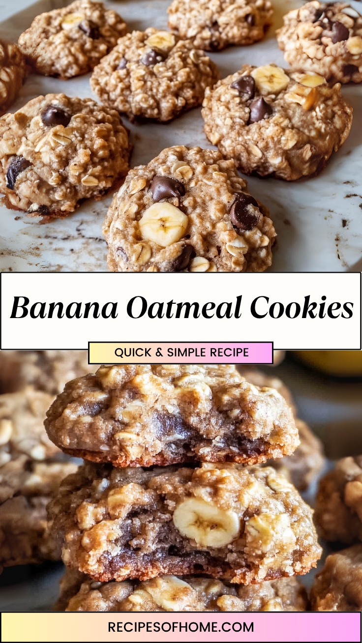 Banana Oatmeal Cookies 3 1