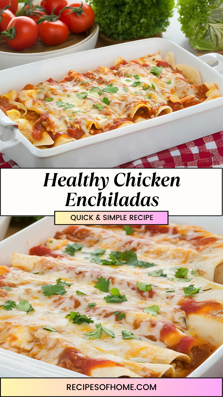 Healthy Chicken Enchiladas 3 1