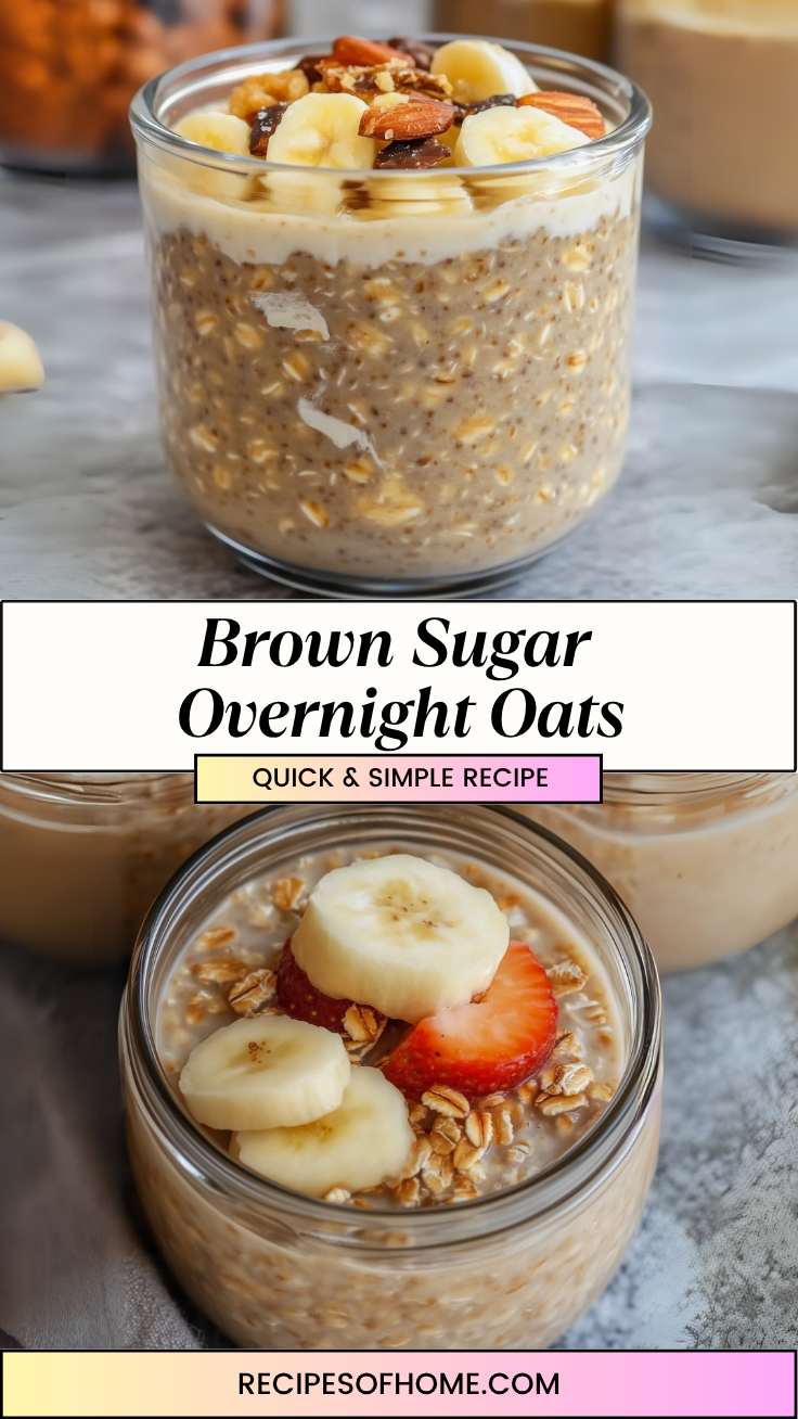 Brown Sugar Overnight Oats 3 1