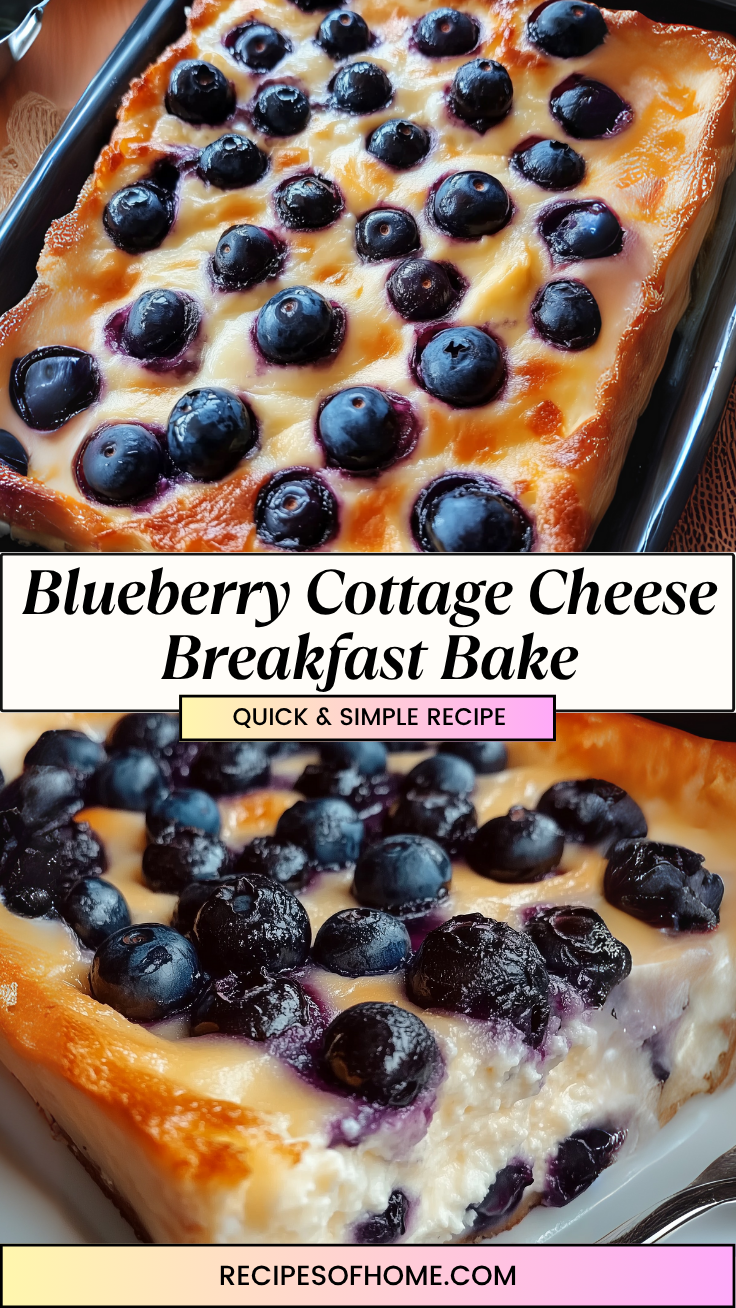 Blueberry Cottage Cheese Breakfast Bake 3 1 Blueberry Cottage Cheese Breakfast Bake 3 1