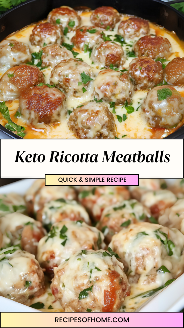 Keto Ricotta Meatballs 3 1