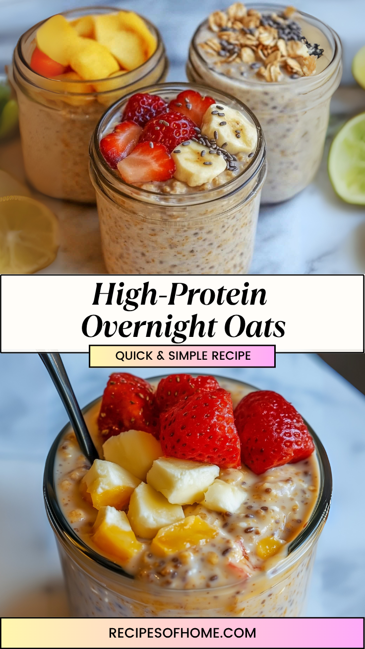 High Protein Overnight Oats 3 1