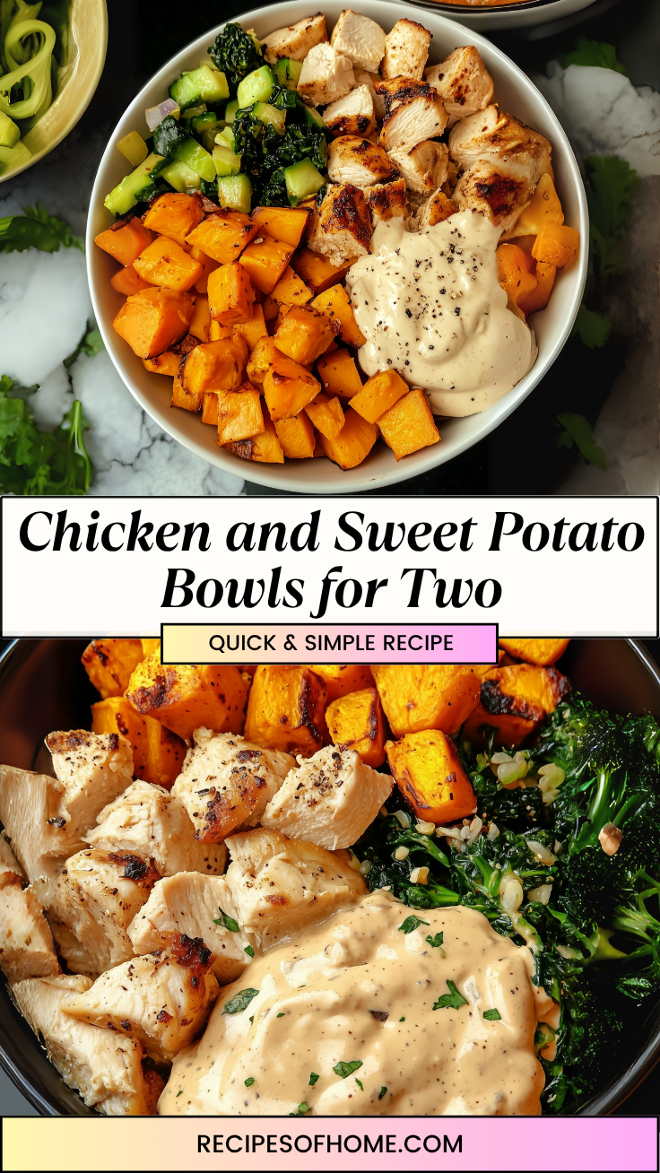 Chicken and Sweet Potato Bowls for Two 3 1 Chicken and Sweet Potato Bowls for Two 3 1