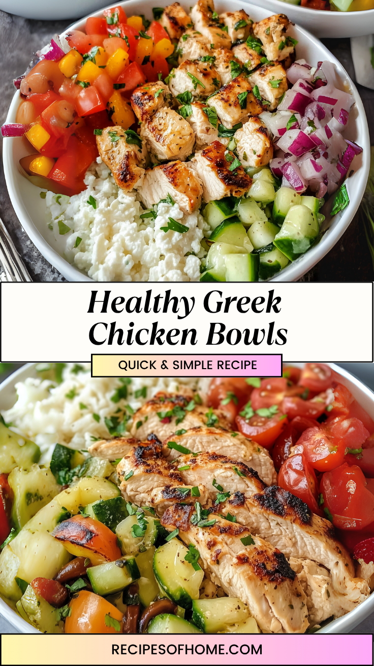 Healthy Greek Chicken Bowls 3 2 Healthy Greek Chicken Bowls 3 2