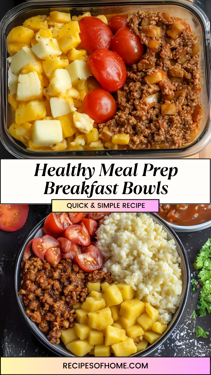 Healthy Meal Prep Breakfast Bowls 3 Healthy Meal Prep Breakfast Bowls 3
