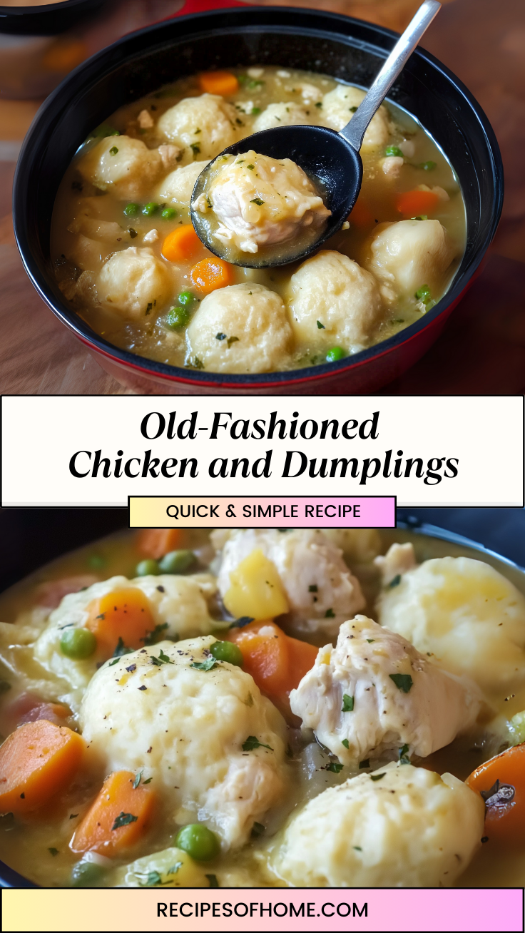 Old Fashioned Chicken and Dumplings 3