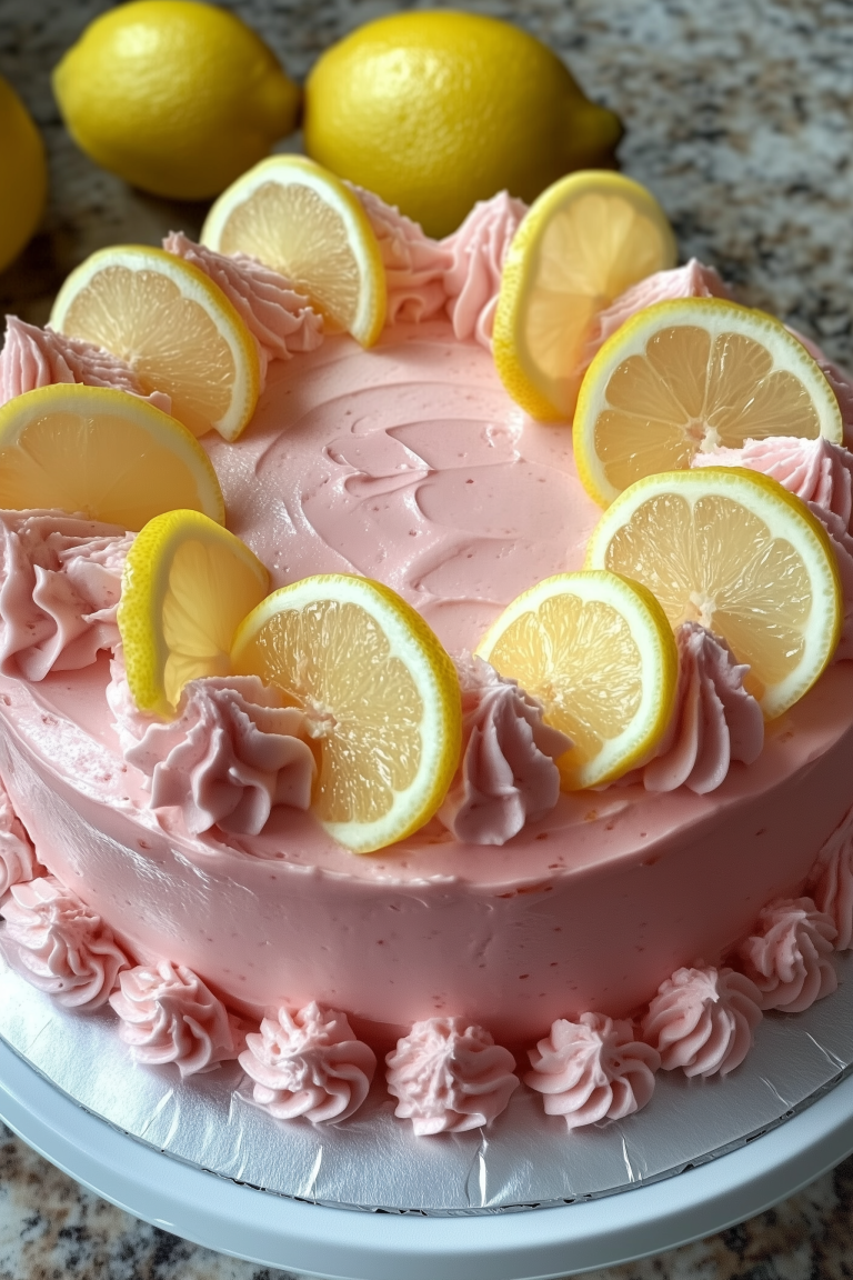Pink Lemonade Cake 1