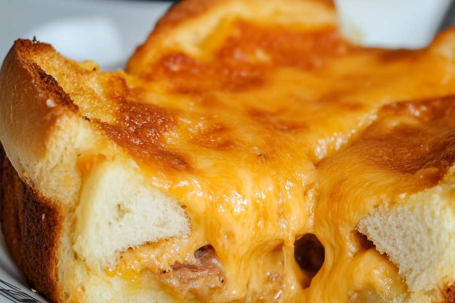 Betty Crockers Cheese Sandwich Casserole 1