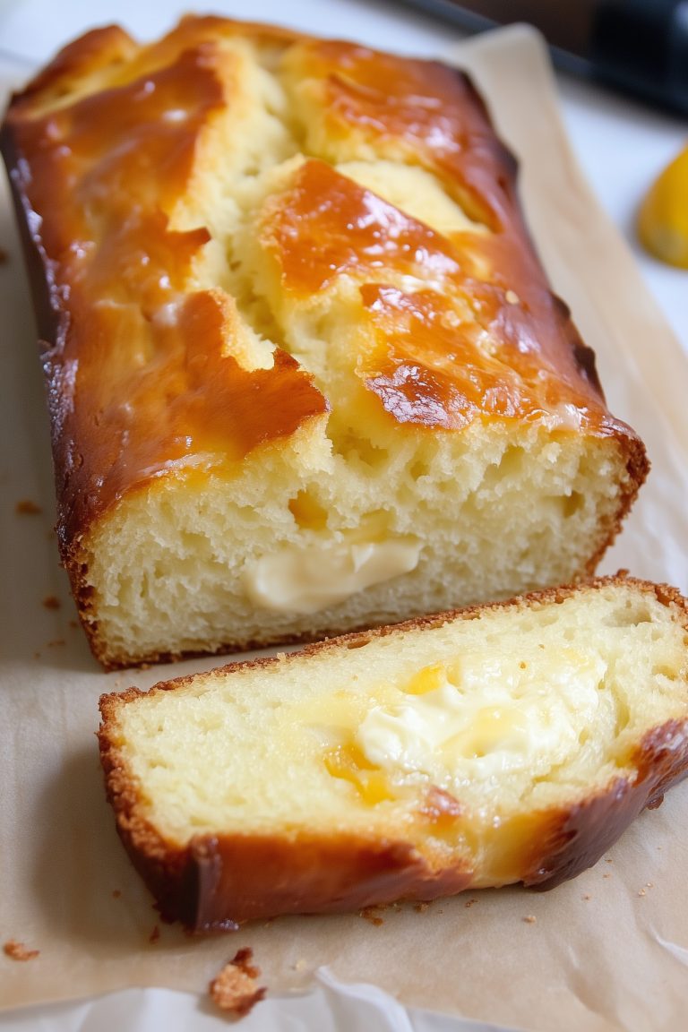 Lemon Cream Cheese Bread 1