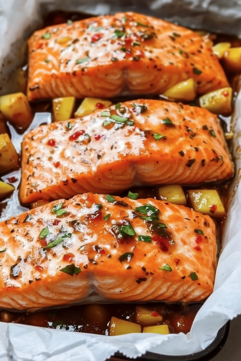 Honey Glazed Salmon 1