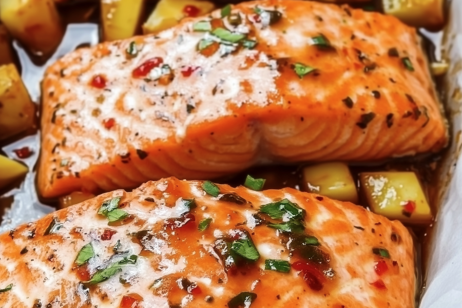 Honey Glazed Salmon 1