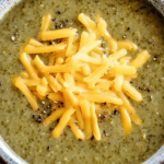 Keto Creamy Broccoli Cheddar Soup 1