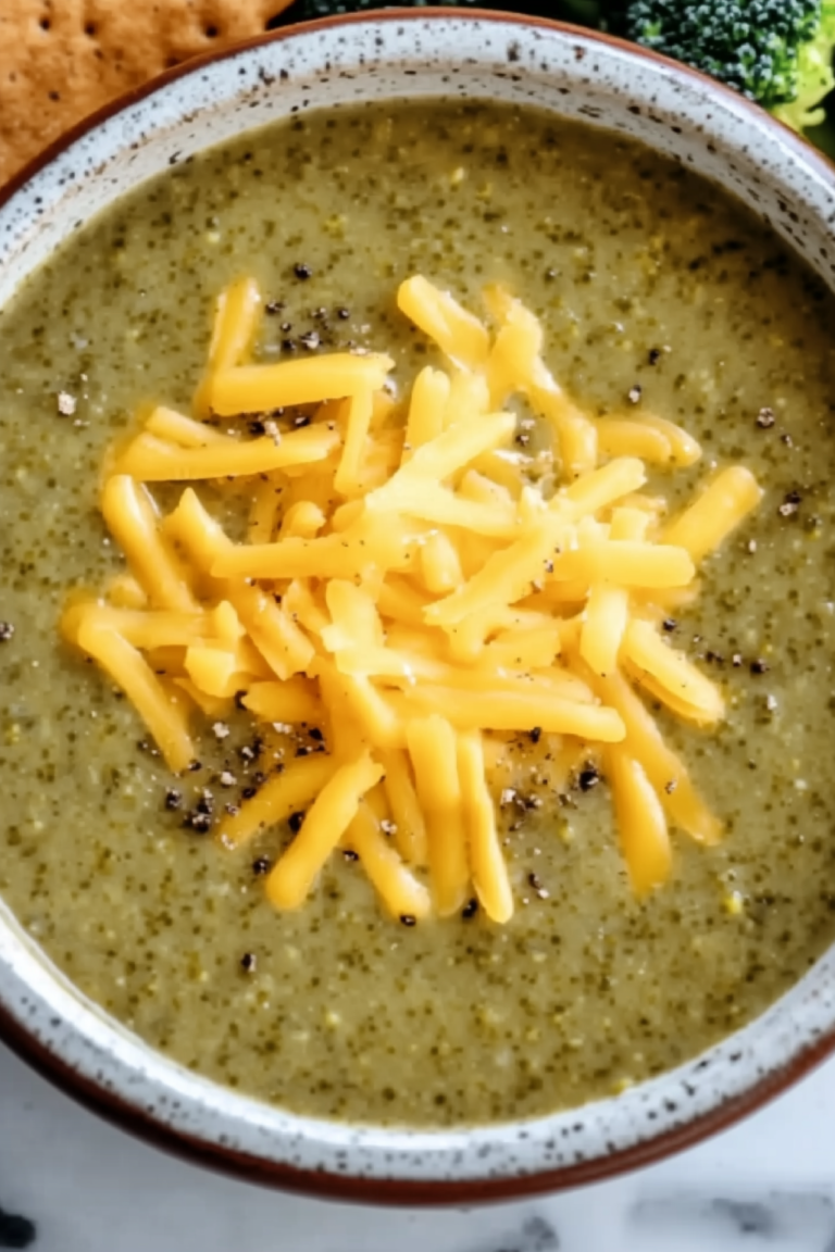 Keto Creamy Broccoli Cheddar Soup 1