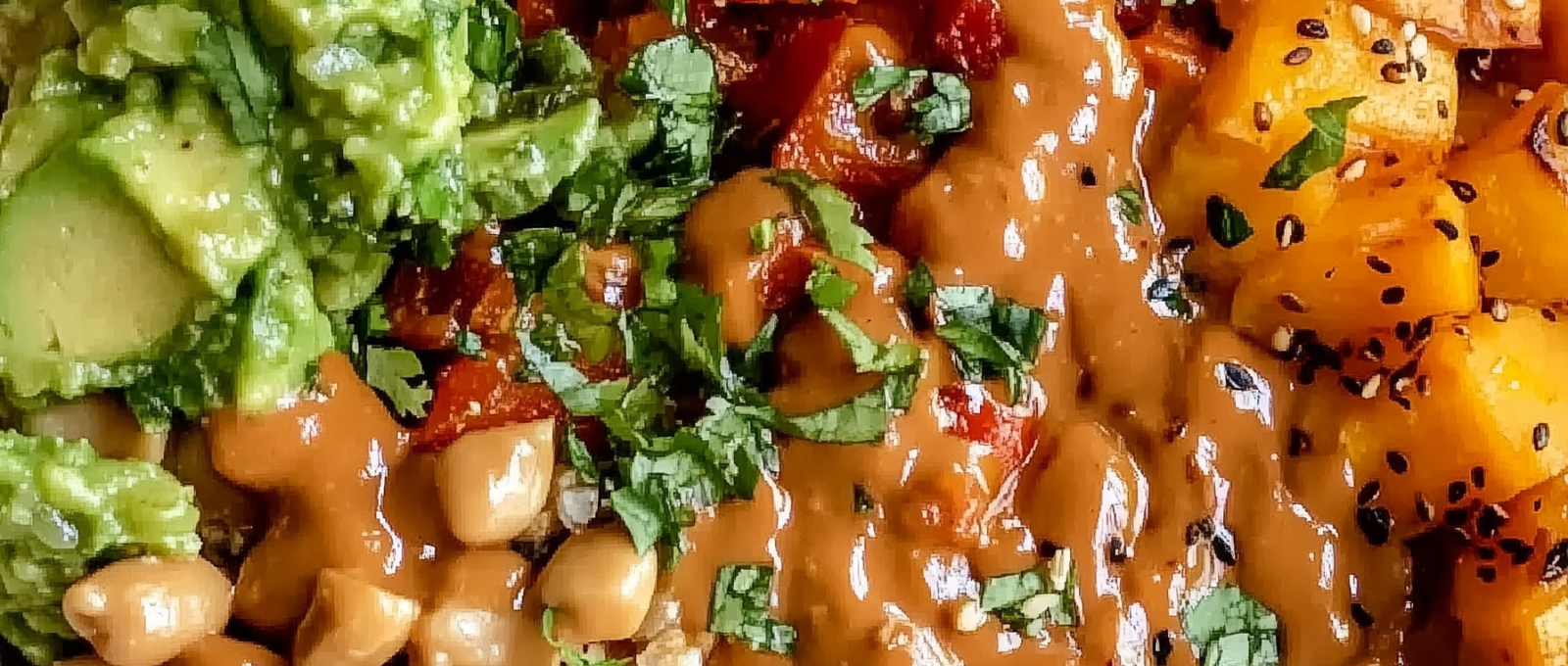 Thai Peanut Sweet Potato Buddha Bowl 1