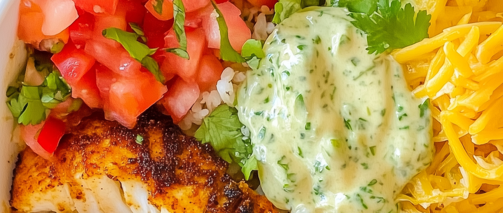 Blackened Fish Taco Bowls With Cilantro Lime Sauce 1