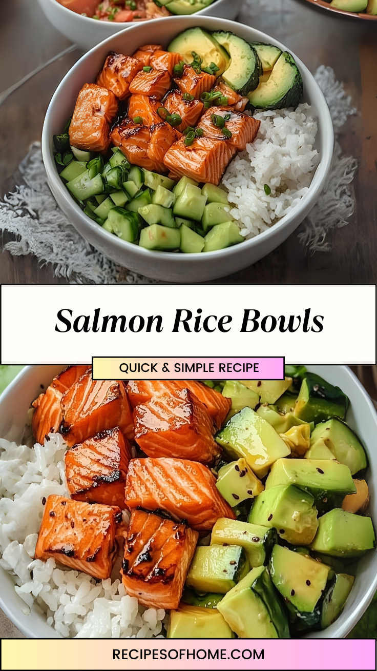 Salmon Rice Bowls 3 Salmon Rice Bowls 3