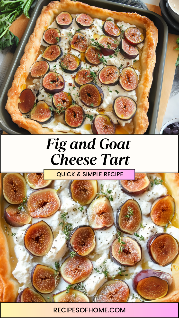 Fig and Goat Cheese Tart 3 Fig and Goat Cheese Tart 3