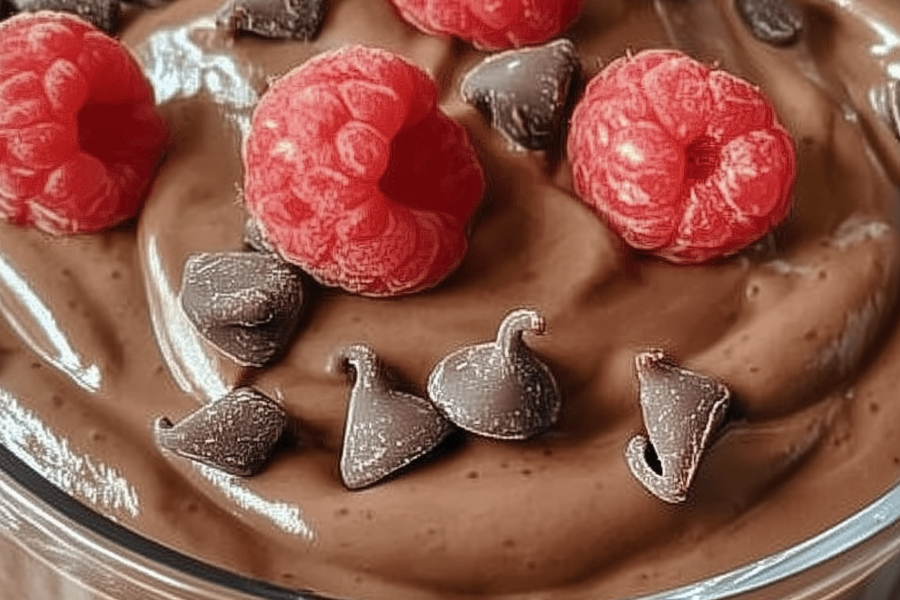 Low Carb Chocolate Cottage Cheese Mousse 1