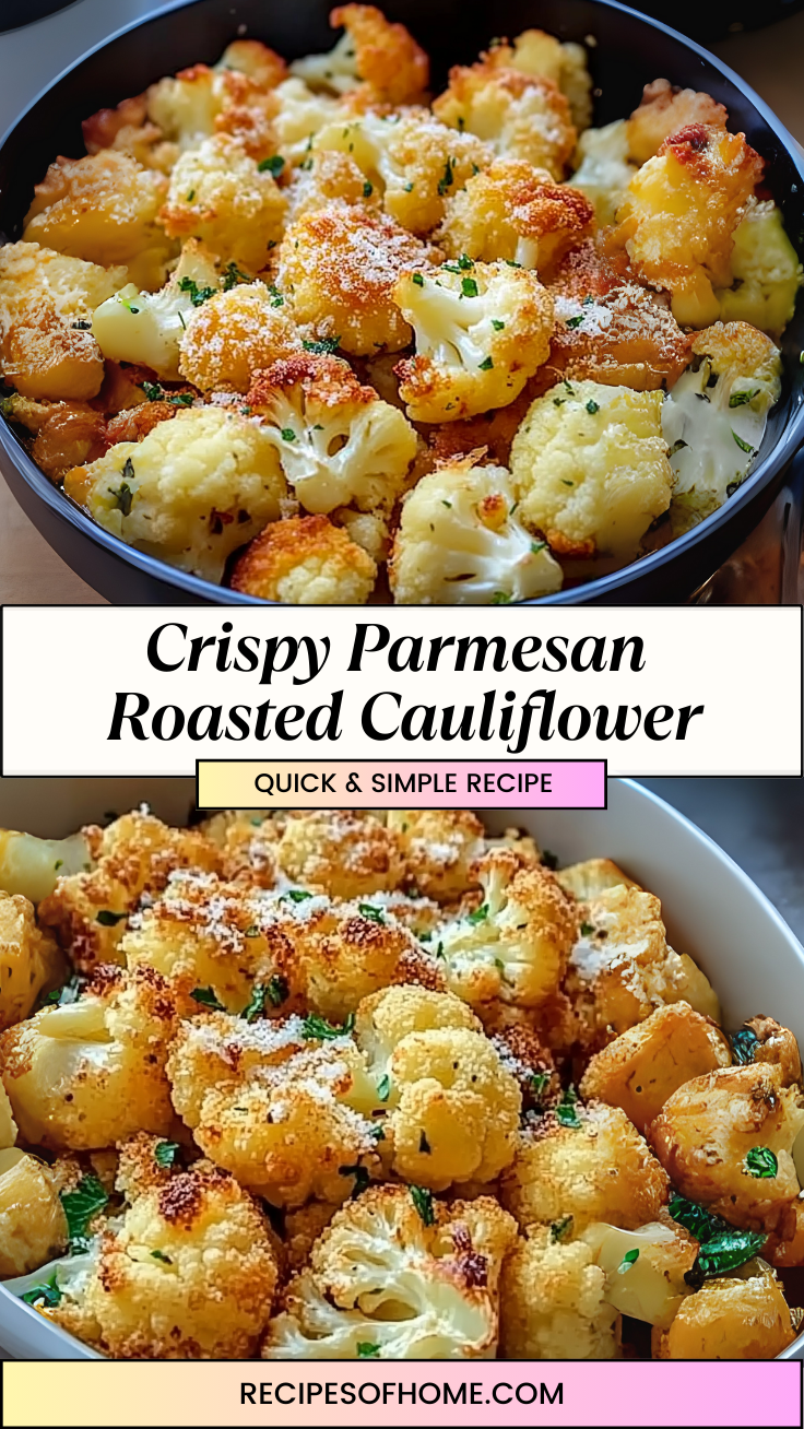 Crispy Parmesan Roasted Cauliflower 3 Crispy Parmesan Roasted Cauliflower 3