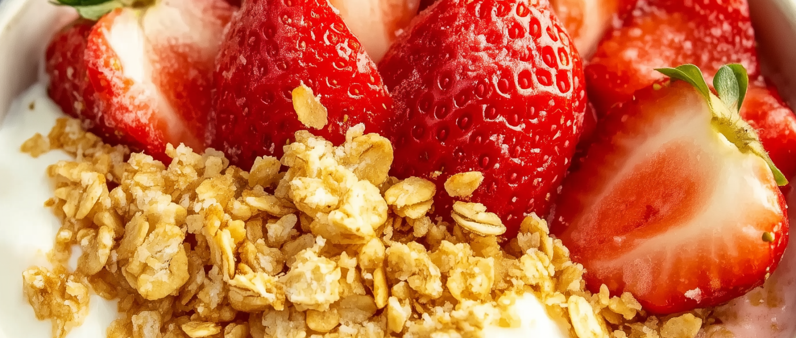 Healthy No Bake Strawberry Cheesecake Bowls 1