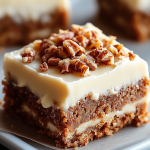 Decadent Carrot Cake Bars with Cream Cheese Frosting 1