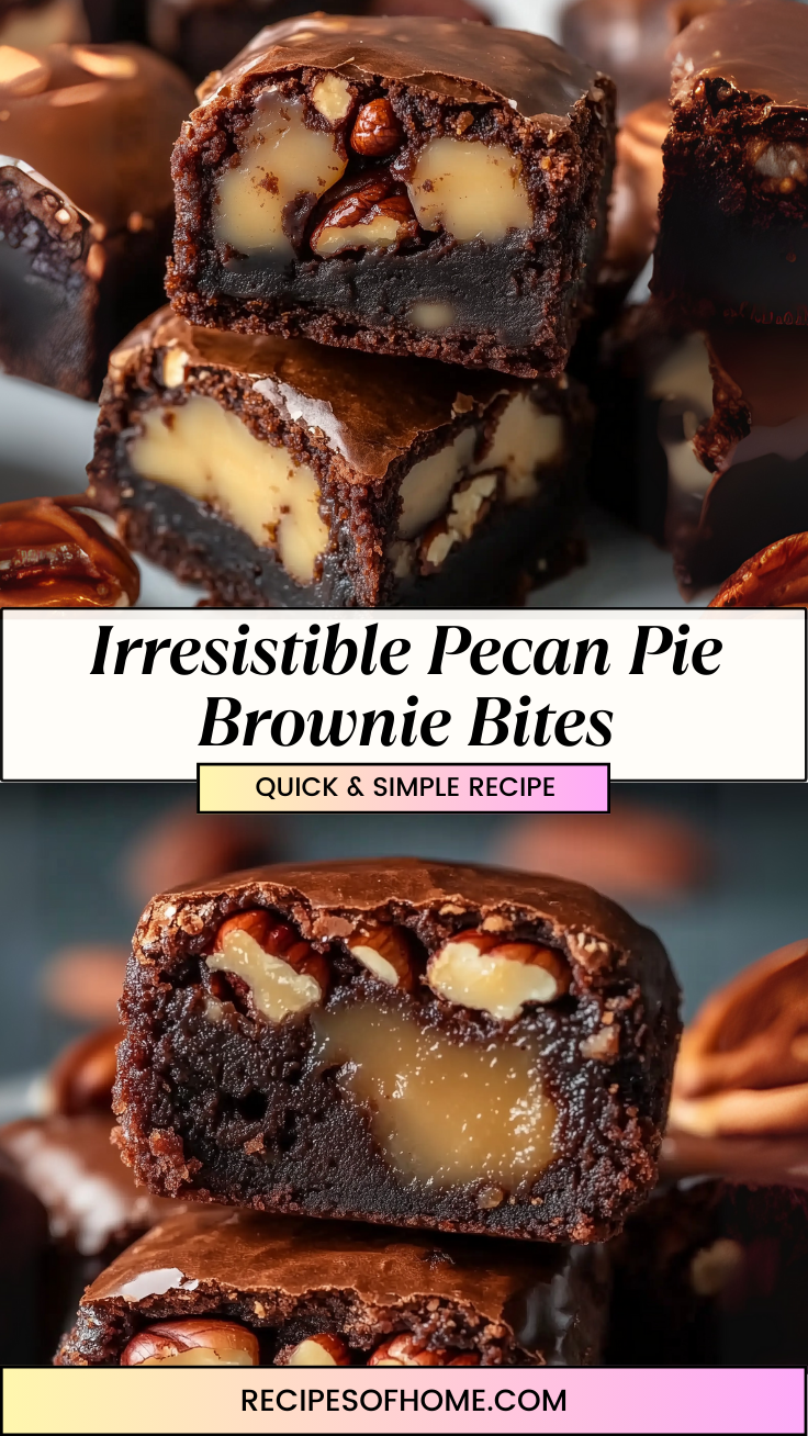 Irresistible Pecan Pie Brownie Bites 3 Irresistible Pecan Pie Brownie Bites 3