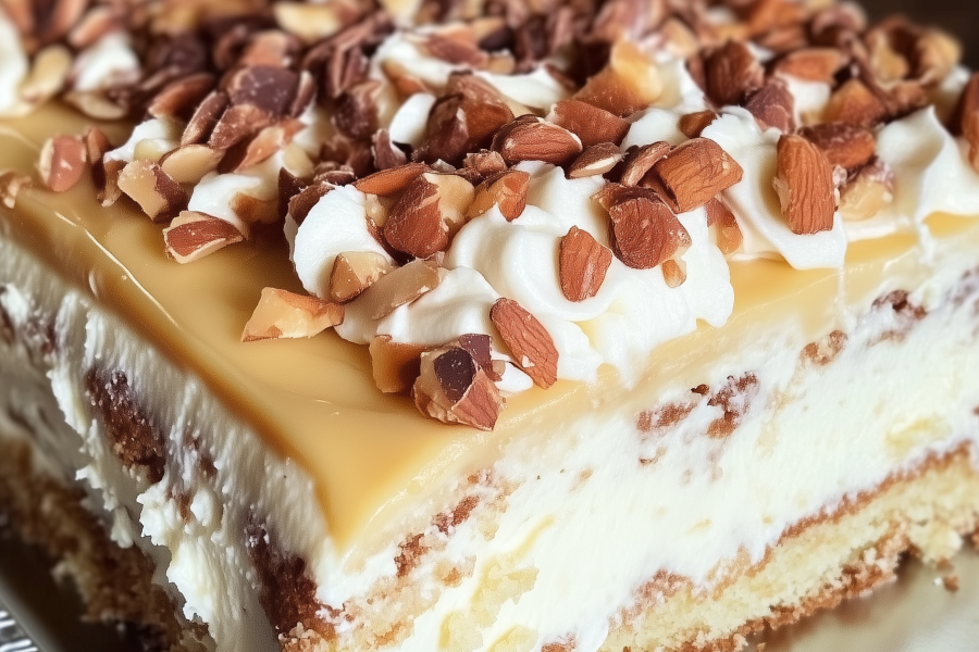 Italian Cream Sheet Cake 1