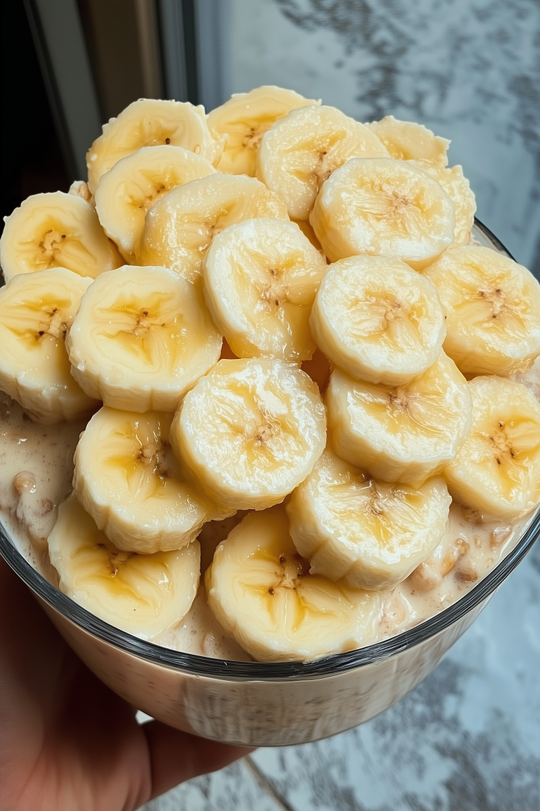 Cottage Cheese Banana Pudding 1