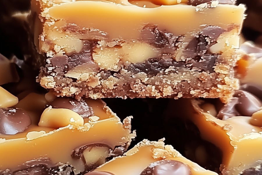 Cake Mix Toffee Bars 1
