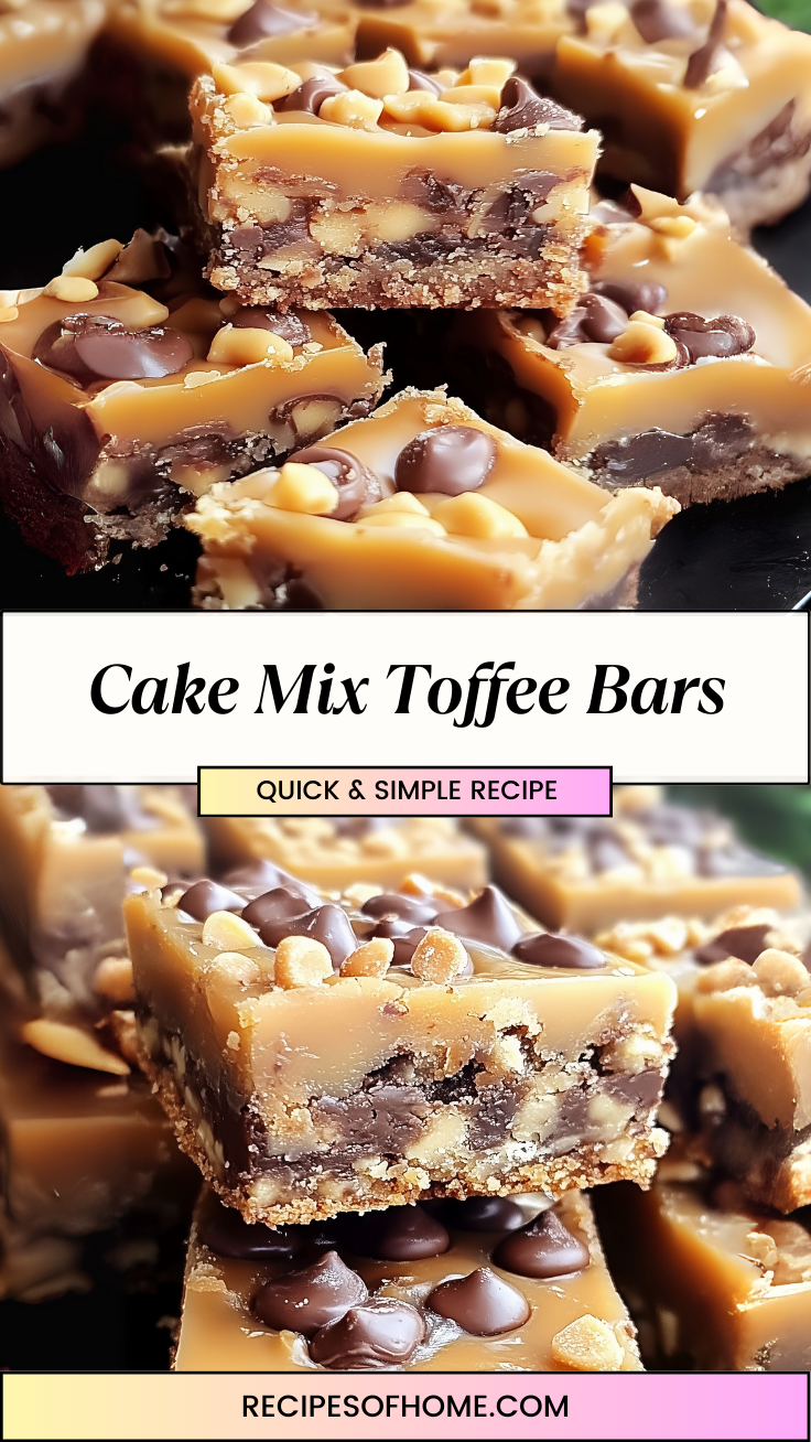 Cake Mix Toffee Bars 3