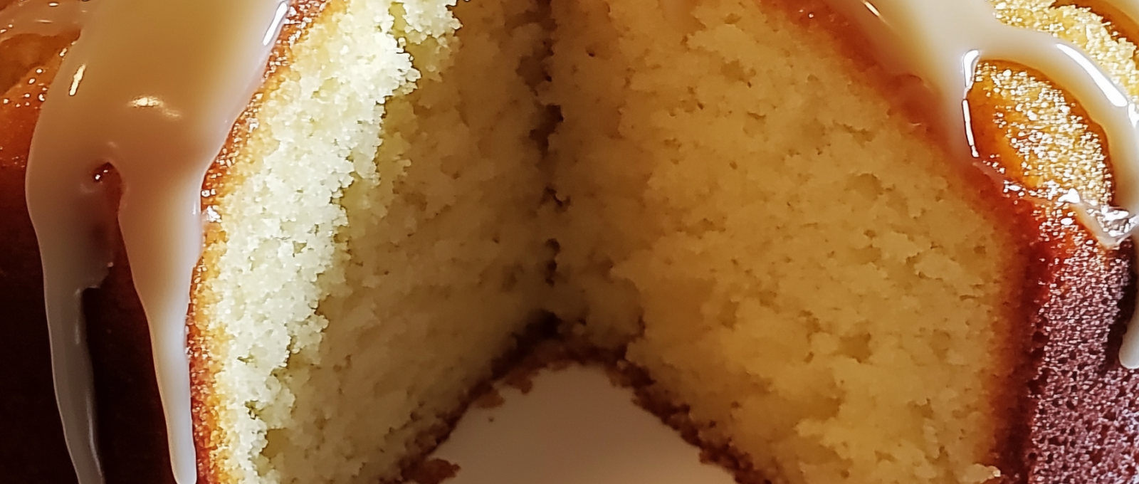 Vanilla Buttermilk Pound Cake with Cream Cheese Glaze 1