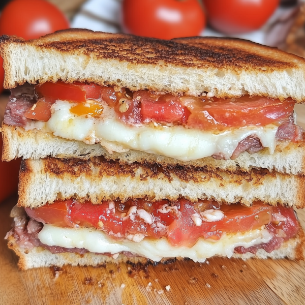 heirloom tomato sandwich 1