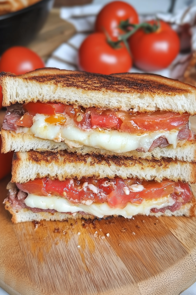 heirloom tomato sandwich 1