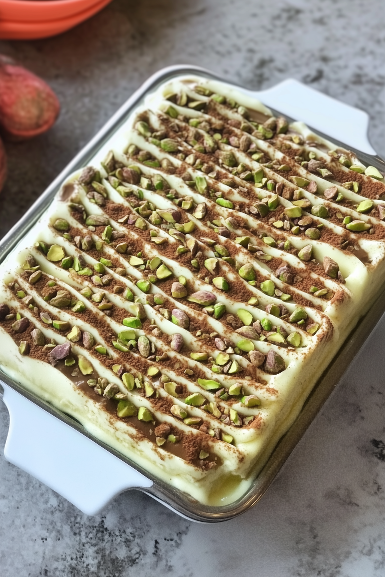 Pistachio Tiramisu 1