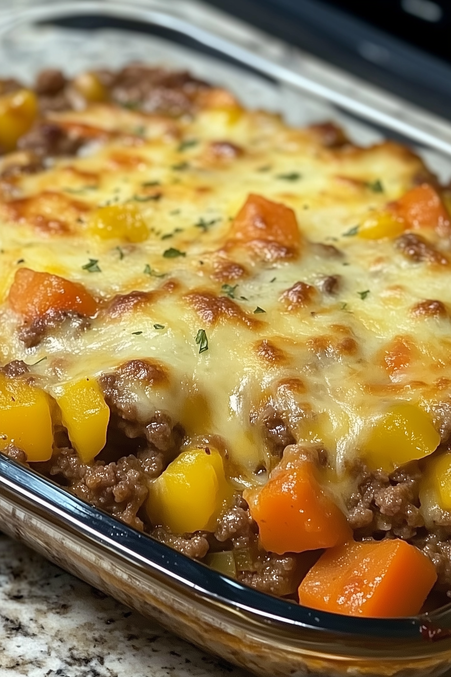 Amish Hamburger with Fall Veggies Bake 2 scaled