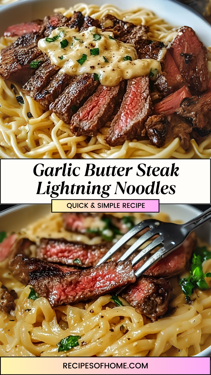 Garlic Butter Steak Lightning Noodles 3 Garlic Butter Steak Lightning Noodles 3