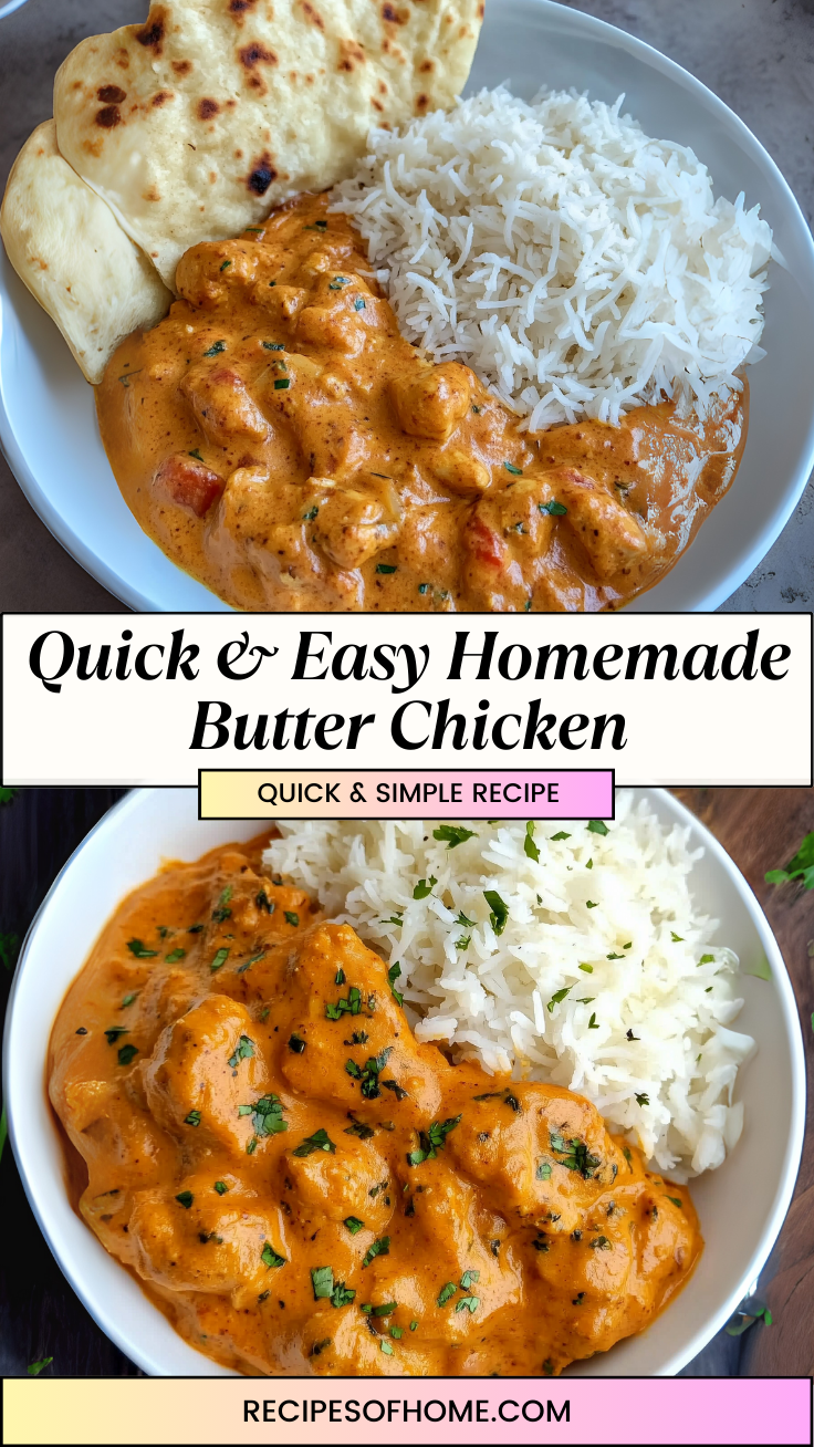Quick Easy Homemade Butter Chicken 3 Quick Easy Homemade Butter Chicken 3