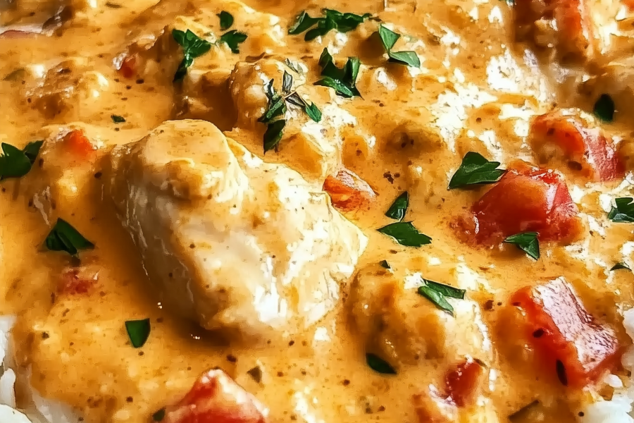 Creamy Smothered Chicken and Rice 1