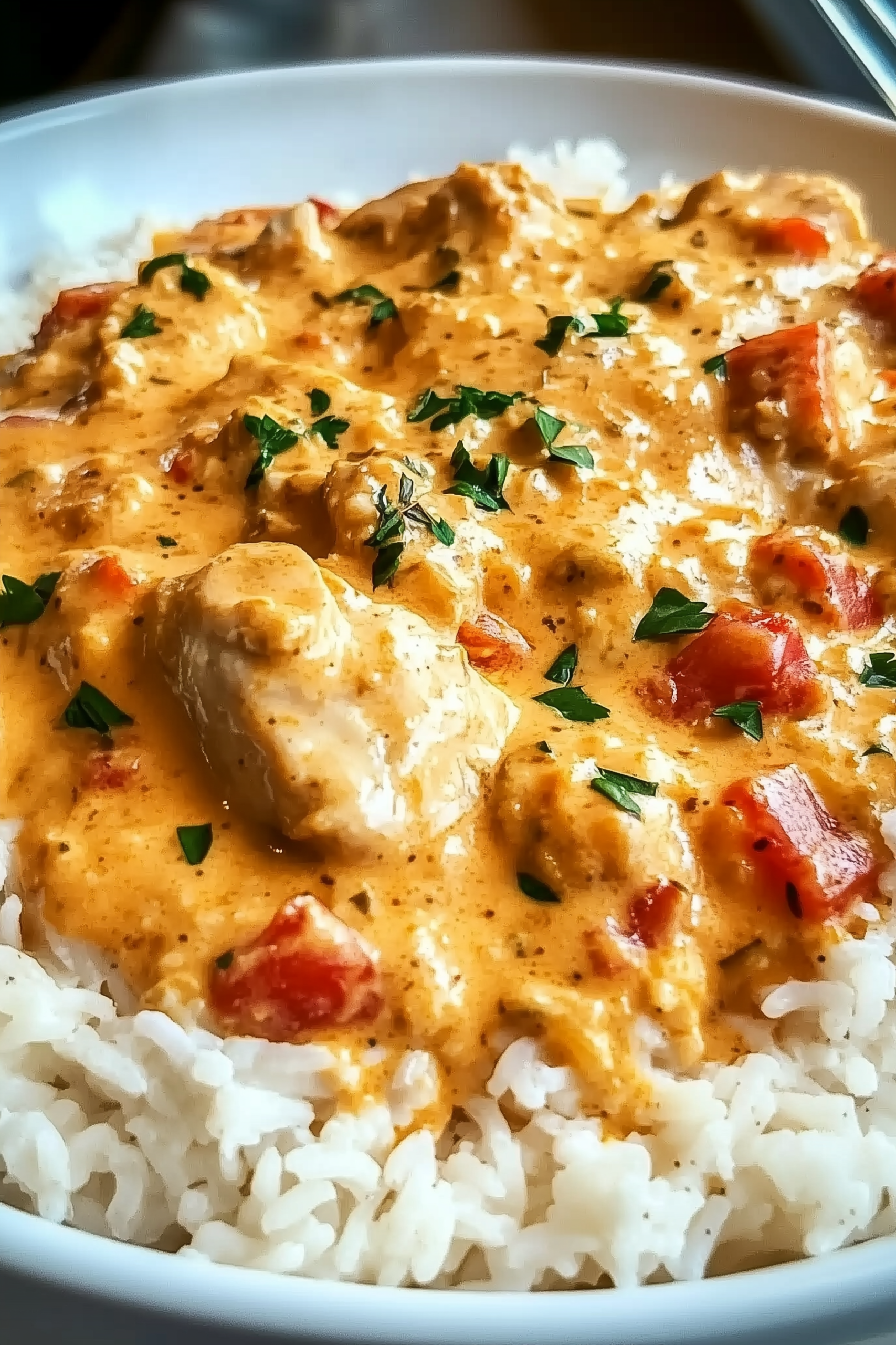 Creamy Smothered Chicken and Rice 1 scaled Creamy Smothered Chicken and Rice 1 scaled
