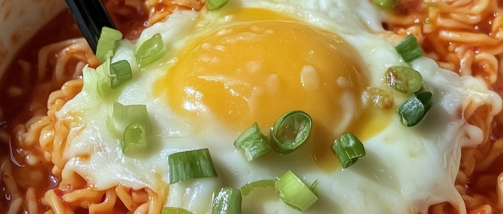 Korean Spicy Ramen Noodles with Cheese 1