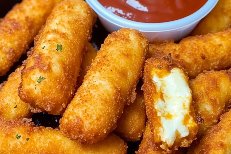 Easy Airfryer Mozzarella Sticks 1