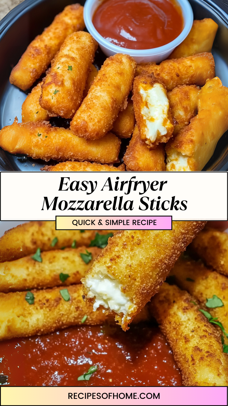 Easy Airfryer Mozzarella Sticks 3 Easy Airfryer Mozzarella Sticks 3