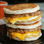Copycat McDonalds Sausage Egg Cheese McMuffin 1