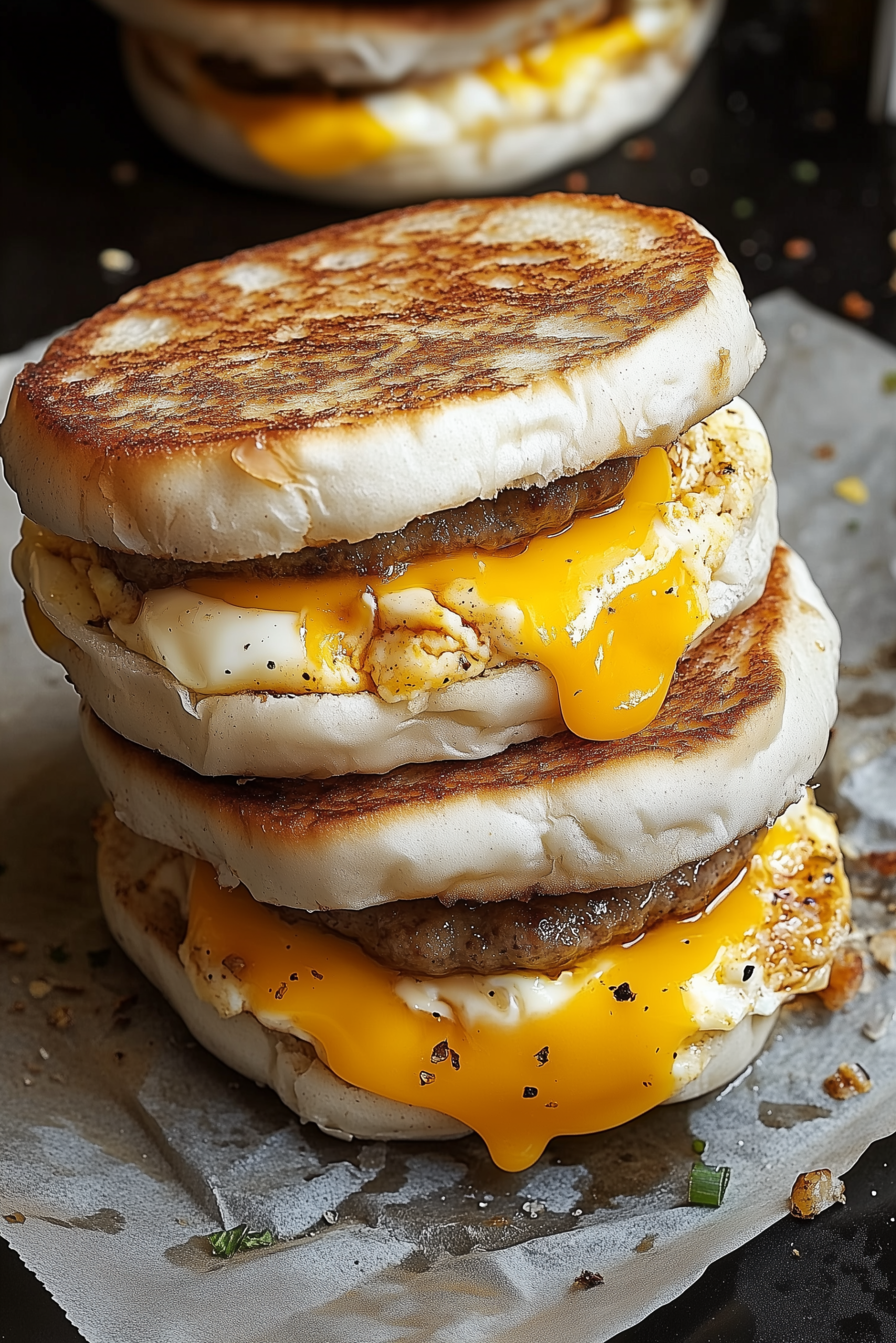 Copycat McDonalds Sausage Egg Cheese McMuffin 2 scaled Copycat McDonalds Sausage Egg Cheese McMuffin 2 scaled
