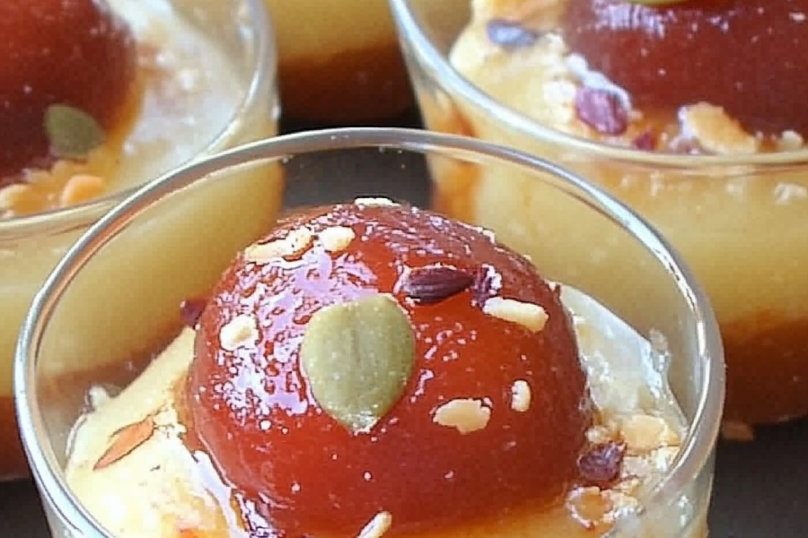 Custard Gulab Jamun 1