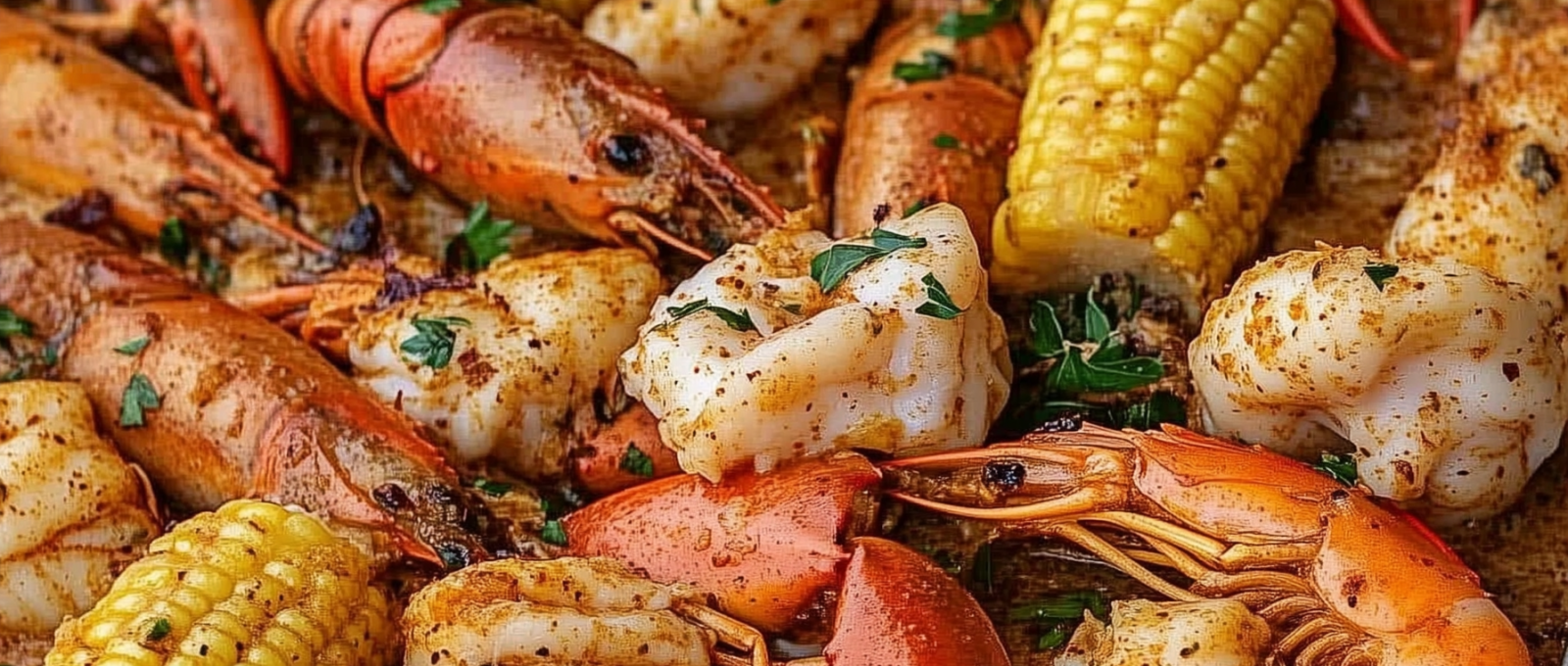Cajun Seafood Boil with Garlic Butter Sauce 1