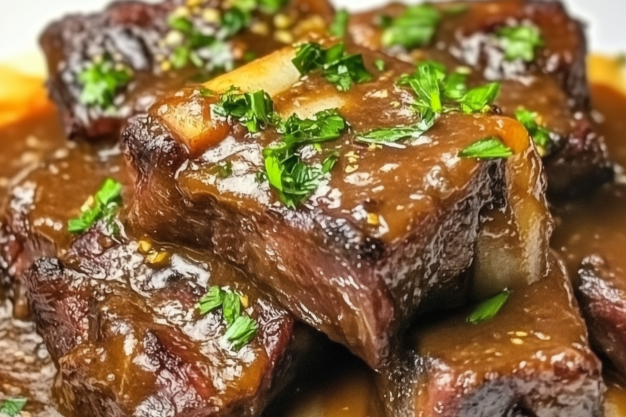 Red Wine Braised Beef Short Ribs 1