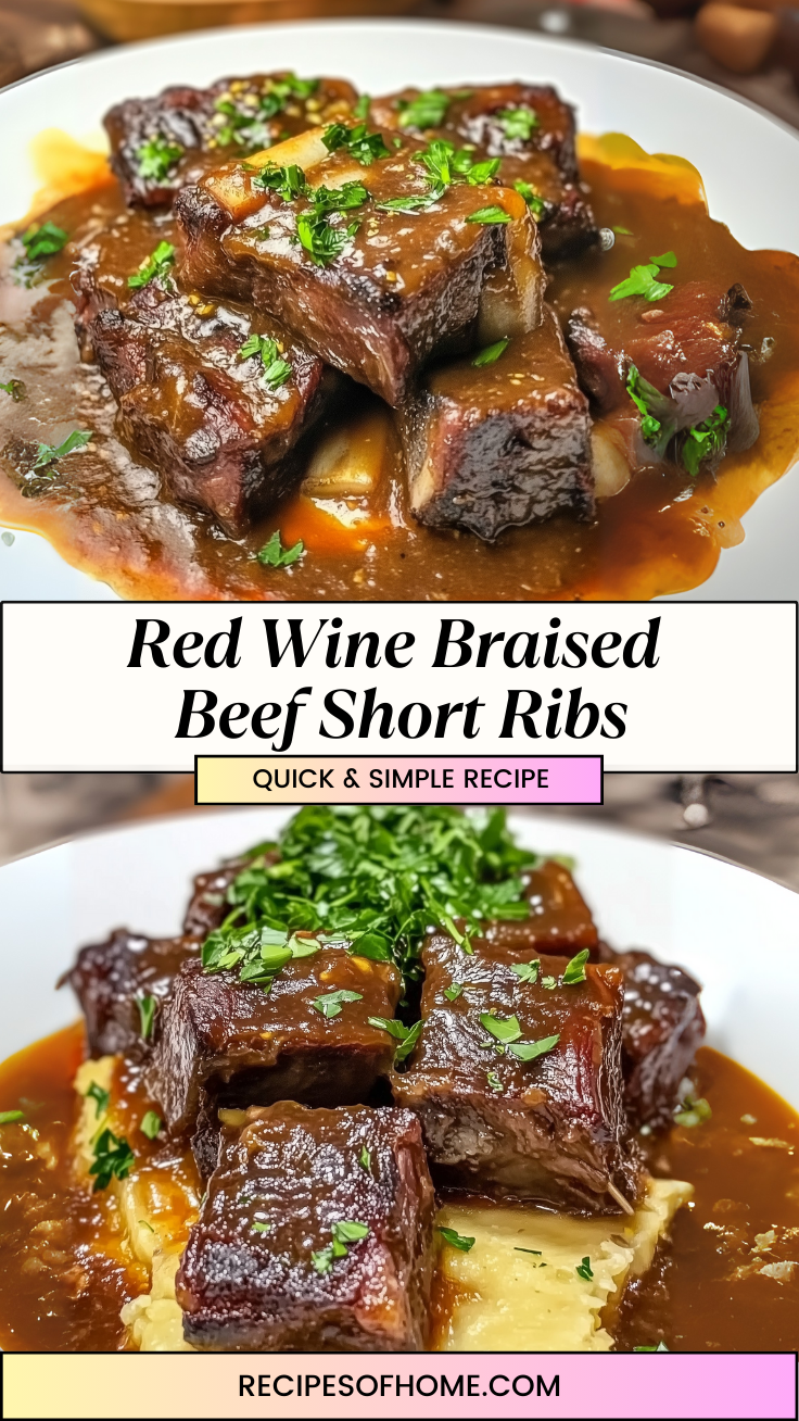Red Wine Braised Beef Short Ribs 3