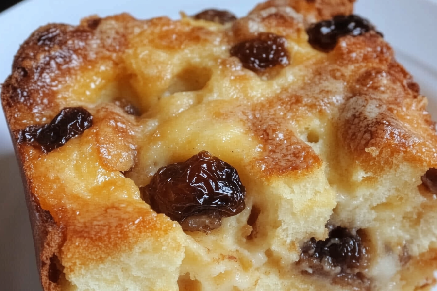 Cinnamon Raisin Bread Pudding 2